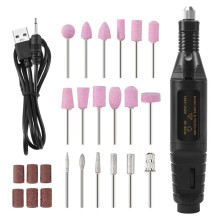 Set di Levigatrici per Plastica Penna Elettrica  Trapano Elettrico Strumento di Levigatura per Unghie Strumento per Unghie