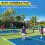 Antislip pickleball set with comfortable grip for outdoor 2