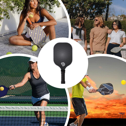 Antislip pickleball set with comfortable grip for outdoor 2