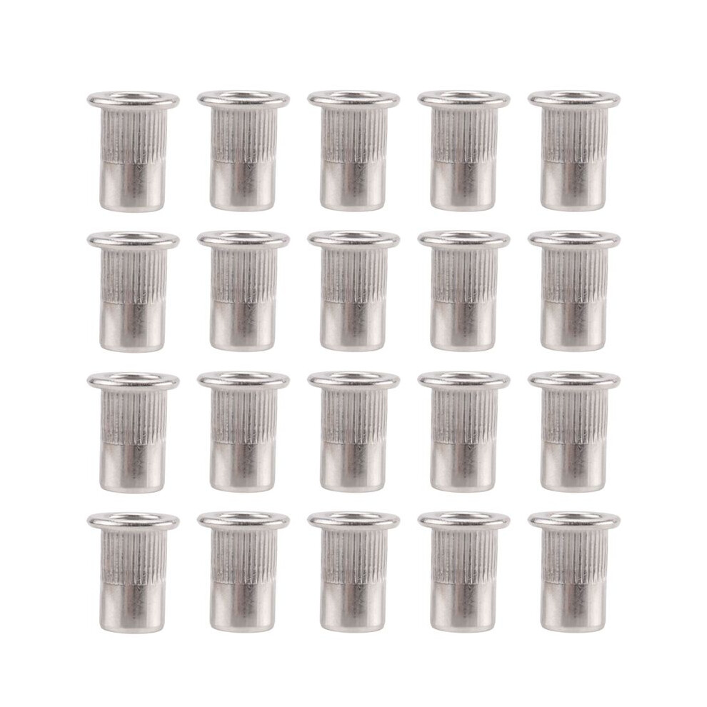 20 Pcs 304 Stainless Steel Rivet Nut Rivnut Insert Nutsert M6x15mm 4711159856467
