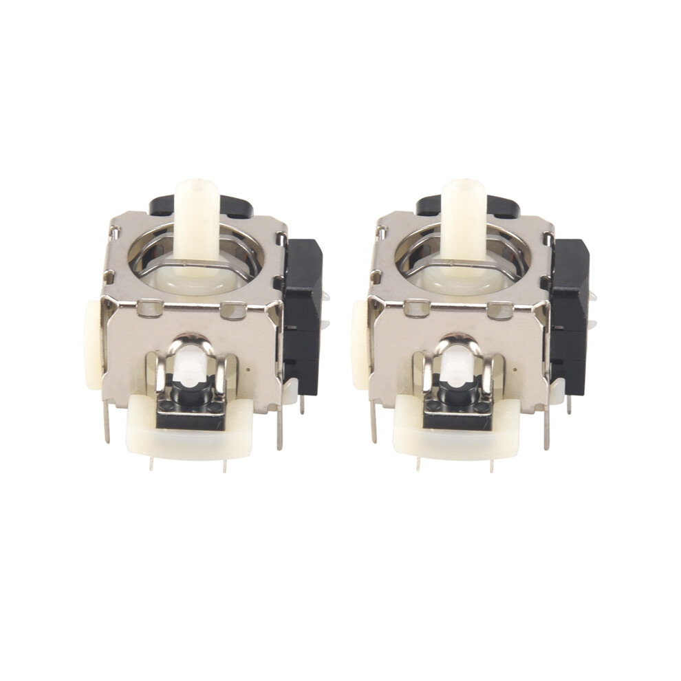 2Pcs 3D Analog Vibration Joystick Thumbstick Controller Module Thumb Stick Rocker For Microsoft Ps2 Gaming Repair Parts 4713039854716