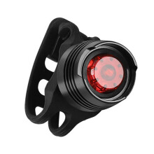 Waterproof Bike Bicycle Rear Tail LED Helmet Cycling FlashLight Safety Warning Lamp Cycling Safety Warning Light,Black