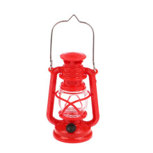 1/6 1/12 Scale Kerosene Lamp Dollhouse Miniature Lights Oil Lamp Pretend Toys Dolls House Accessories Red