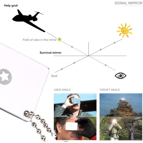 Survival Technologies Small Signal Mirror 1