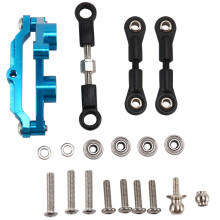Aluminum Alloy Bearing Crank Steering Set for TT02 TT-02 TT02D TT-02D 1/10 RC Car Upgrade Parts Accessories