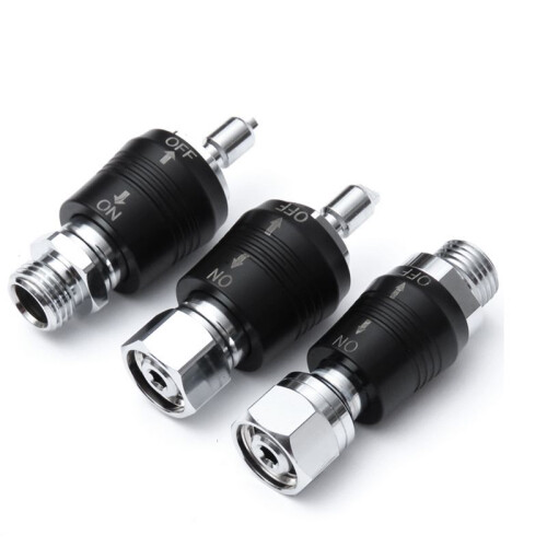 Scuba Diving Regulator Adaptor 9/16 Thread Connector with  Off  BCD Valve Medium Pressure Replacement,Style C 1