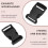 10 Pcs 1" 2.5CM Width Plastic Safety Quick Release Buckles Black 7
