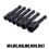1/4 Hex Shank Thread Tap Socket Adapter M4-M12 HSS Straight Fluted Screw Tap for Machine Tapping Threading Tool 6Pcs 2