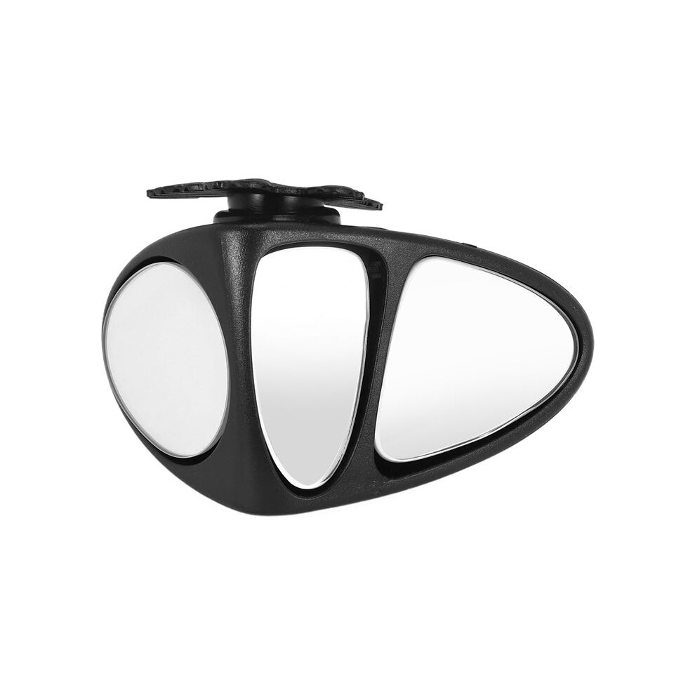 3 In 1 360 Degree Rotation Three Sided Blind Spot Mirror Reversing Parking Auxiliary Blind Spot Convex Mirror Right 4711137825386
