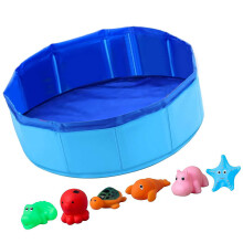 Foldable Dog Cats Water Basin AntiSlip Bottom 6 Play-50 by 8