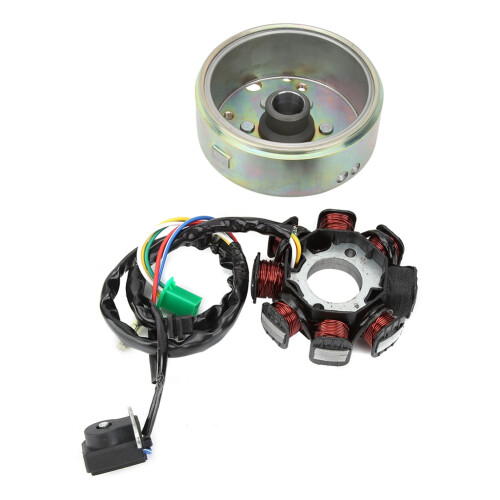 Μαγνήτης στάτορα ανάφλεξης, AC5Wire8Pole Coil4GY6Engine, Ανταλλακτικό υψηλής απόδοσης4Scooter Moped 2