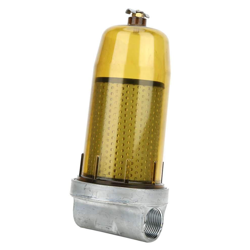 Water Separate Fuel Tank Filter Fuel Separator W/ High Flow Rates Zinc Die-Casting Top Cap Superior Filtration Efficiency Corrosion Resistant 9139052909793