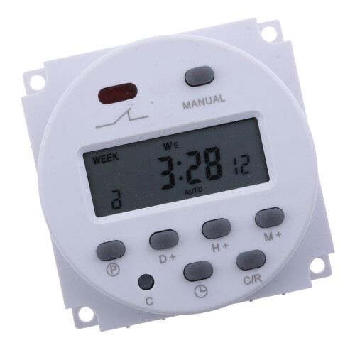 DC 12V Digital LCD Programmable Timer Relay Time of Weekly Electronic 1