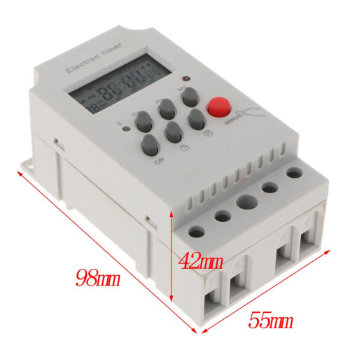 Programmable Digital Intermediate Relay Timer Swtich Micro Relay AC DC 1