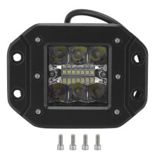 Universele LED-rijverlichting met superheldere spotbundel, hoge intensiteit en goede zichtbaarheid, spot-flood combinatie, werklamp met 4D-lens,