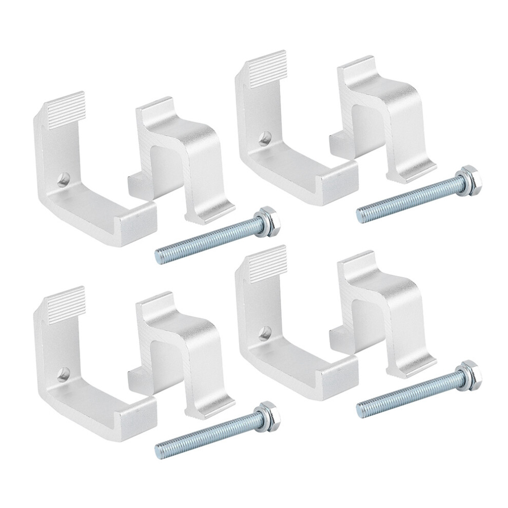 Truck Cap Topper Mounting Clamps, High Strength Aluminum Clamps W/ Anti-Corrosion Finish, Secure Fit 4 Camper Shell & Tonneau Covers 9139052830516