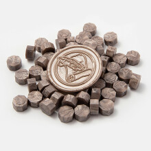 Voksseglperler til bryllupsinvitationer, retro metallisk farve glat overfladeharpiks og voksperler til kreativ gavedekoration