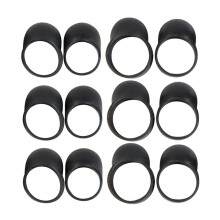 12x Steel Tongue Drum Finger Picks Silicone Knocking Finger Sleeves Ha