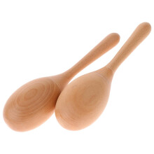 Wooden Sand Hammer Egg Shaker for Kids Children Musical Educational To
