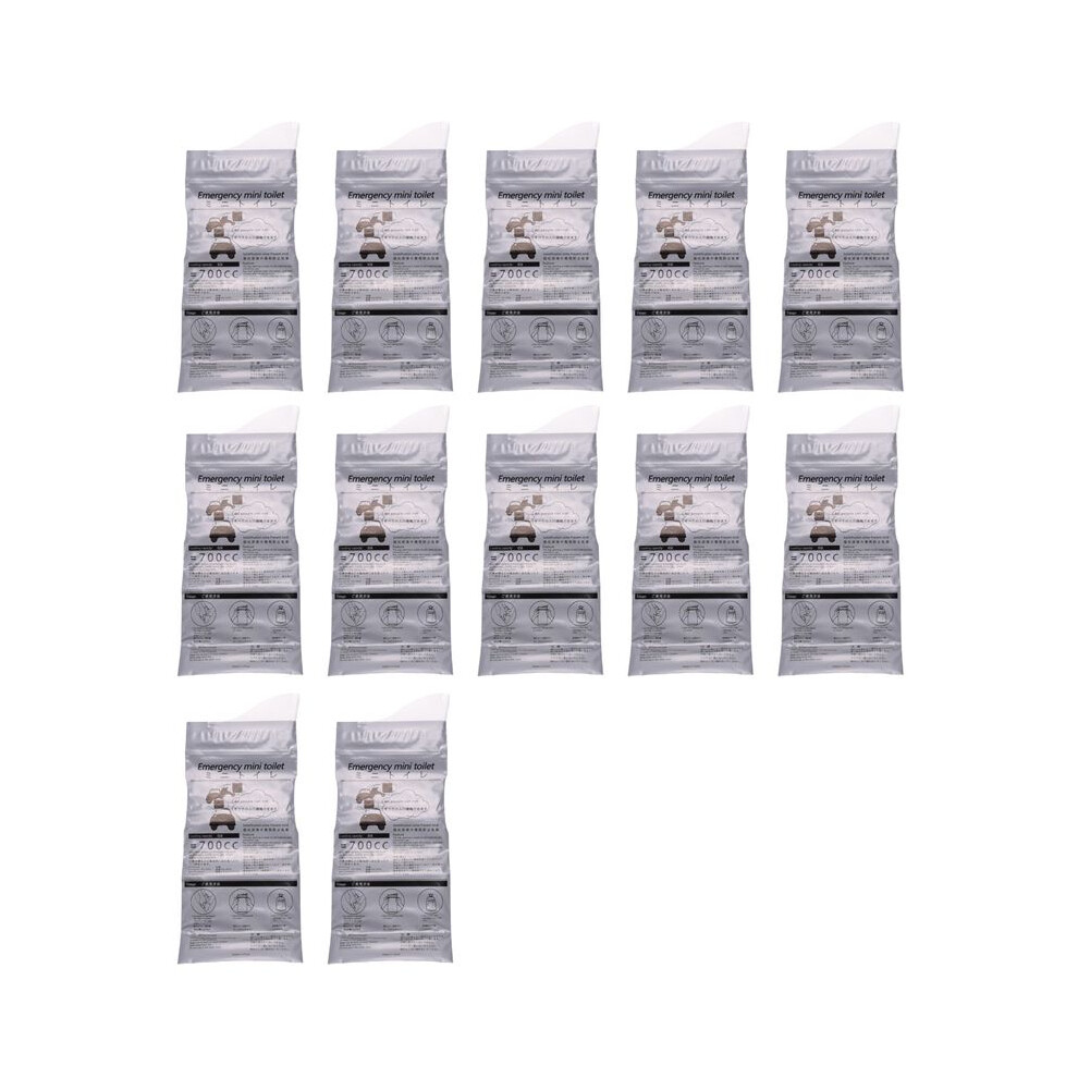 12Pcs Disposable Portable Emergency 700 Ml Urine Bags,Toilets Urinal Vomit Bag for Camping,Travel,Car,Men,Women,Children