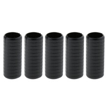 5 Pieces Black Cello Bow Skin for Violin Cello Parts