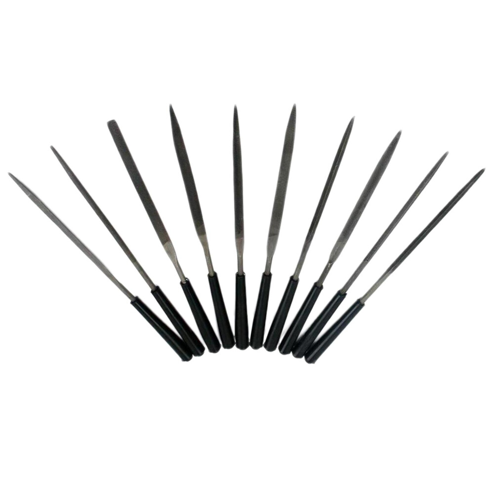 Luthier Needle File Set 10Pcs Guitar Nut Slot Fret Dressing Tool Files 6902686413287