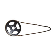 25H 68T 68 Tooth Rear Sprocket + Chain for 49cc 2 Stroke Mini Pocket B