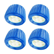 4PCS Boat Trailer Roller Marine Ribbed Wobble Roller Plastic Kit 110x7