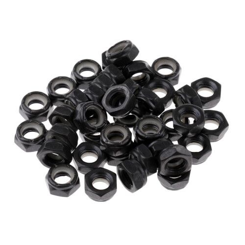 40 Pieces Skateboard Longboard Trucks Wheels Replacement Axle Nuts Har