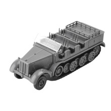 1:72 German Sd.Kfz. 7 Half-Track Armored Vehicle Assembly Model for Ki