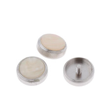 3 Pieces Alloy Euphonium Valve Finger Buttons Set Brass Wind Instrume