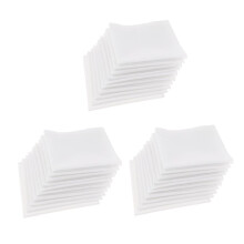 30 Pieces Handkerchiefs Unisex Vintage 100% Cotton Hanky Washable Kerc