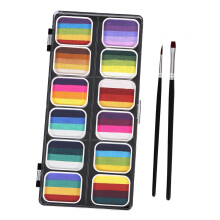 Face Body Paint Kit 12 Water based Paints for Festival Performances Wa