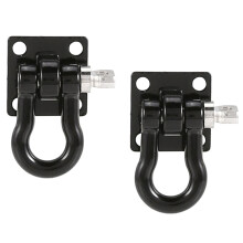2PCS 1/10 Trailer Towing Hooks Buckle Tow D Shackles for 1/10 RC Crawl