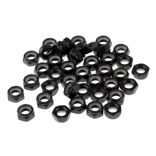 40 Pieces Skateboard Longboard Trucks Wheels Replacement Axle Nuts Har 1