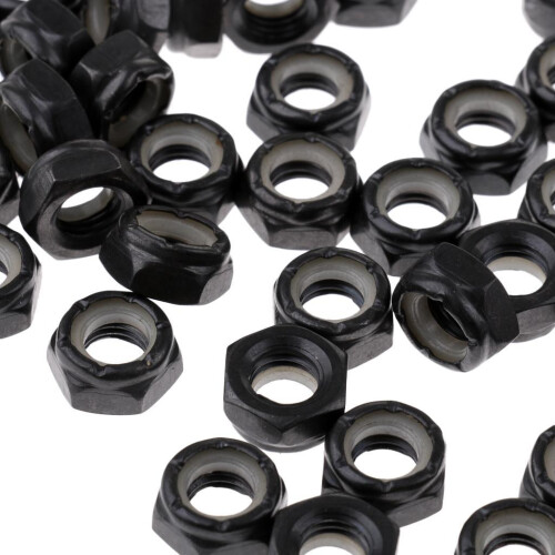 40 Pieces Skateboard Longboard Trucks Wheels Replacement Axle Nuts Har 2