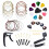 49pcs/kit Acoustic Guitar Accessories Kit Guitar Strings Picks Bone Br 3
