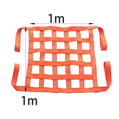 Cargo Lifting Net Orange Flat Hoisting Net Multifunctional Cargo Hangi 1