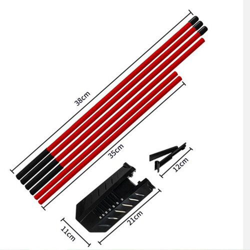 Golf Alignment Stick Holder Beginners Gift Practice Rod for Golf Cours 1