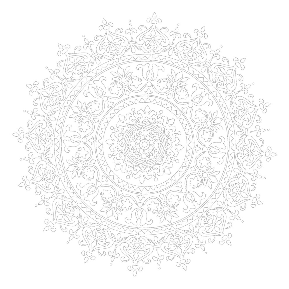 Mandala Stencil Washable Painting Stencil For On Wood Rock Art Project 793965405675