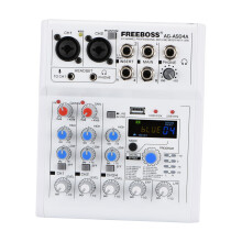 Multifunctional 4CH 5V Bluetooth Audio Mixer Mixing Console US Plug