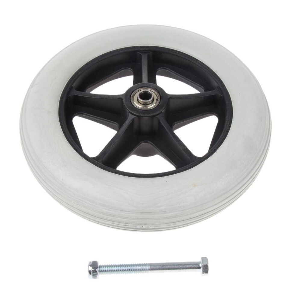 8" Polyurethane Wheelchair Replacement Front Wheel Wear Resist Castor