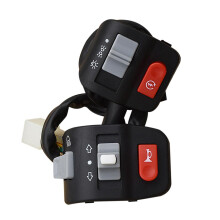 Motorcycle Handlebar Horn Turn Signal Light Controller Switch for Yama
