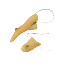 Witch Fake Nose and Chin Cosplay Face Part for Halloween Carnival Stag