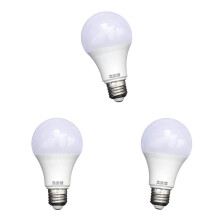 3x Dusk Till Dawn Sensor 5W LED Light Bulb E27 Security Night Light Bu