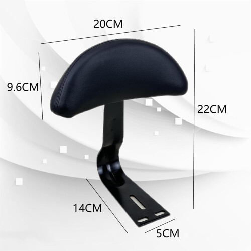Bicycle Rear Seat Backrest Stable Replacement Supply Rear Passenger Ba 1