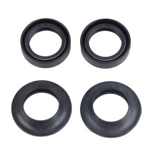 4 Pieces Front Fork Dust and Oil Seal Kit Replaces for Yamaha Yz60 PW8