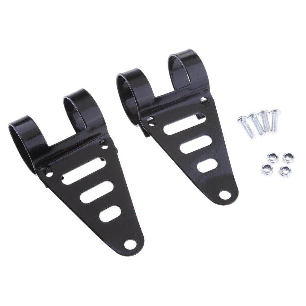 41-43Mm Motorcycle Universal Headlight Fork Mount Bracket Headlamp Hol 034722058711