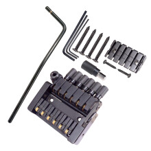 Guitar Tremolo Bridge Tailpiece Roller Saddle Headless Parts Accessory