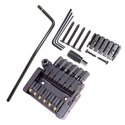 Guitar Tremolo Bridge Tailpiece Roller Saddle Headless Parts Accessory